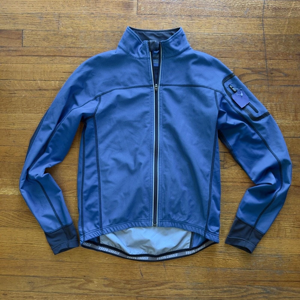 Novara Cycling Jacket Windproof Full Zip Lightweight‎ Blue Small